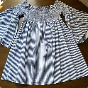 Zara Off-the-Shoulder Mini Dress